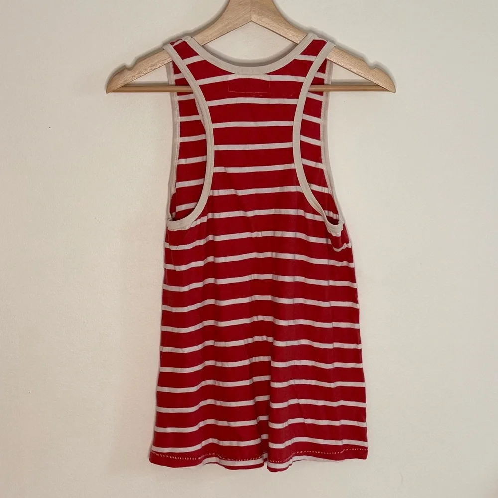 THE GREAT. Striped Racer Back Tank - Picture 3 of 7
